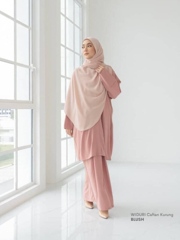 Widuri Caftan Kurung | Blush