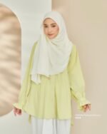 OMERA Polkadot Blouse | Pear