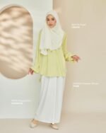 OMERA Polkadot Blouse | Pear