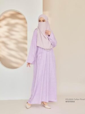 Kelawa Caftan Floral l Wisteria