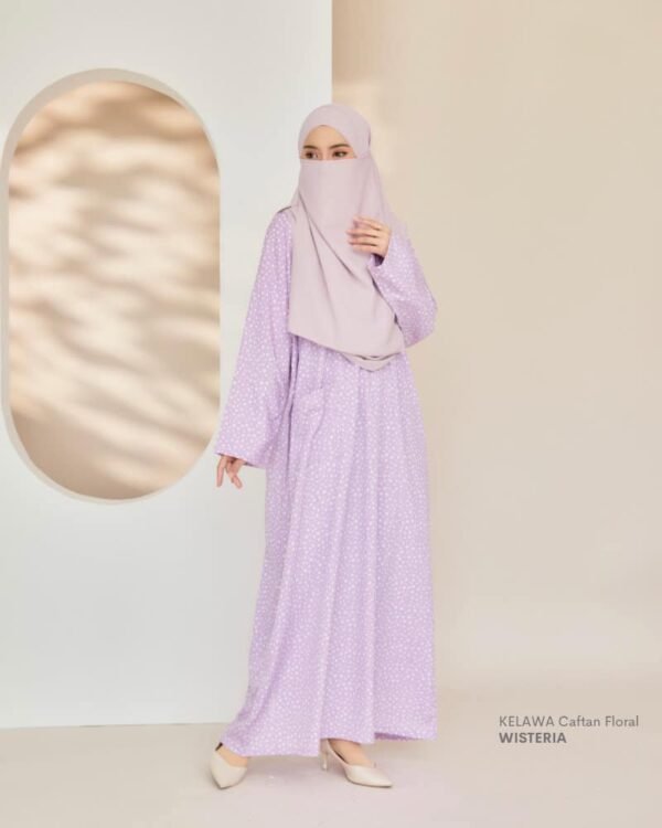 Kelawa Caftan Floral l Wisteria