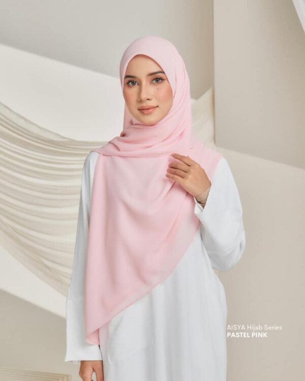 Aisya Hijab | Pastel Pink As Is
