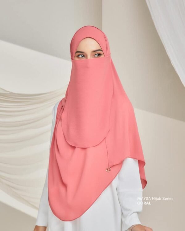 MAYSA Hijab | Coral
