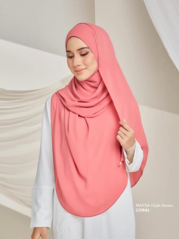 MAYSA Hijab | Coral