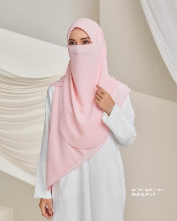 Aisya Hijab | Pastel Pink As Is