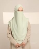 MAYRA Hijab | Green Lilly As Is