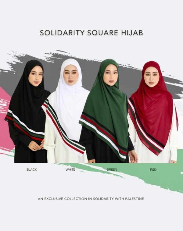 Solidarity Square Hijab | White As Is