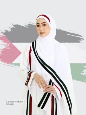 Solidarity Shawl | White AS IS