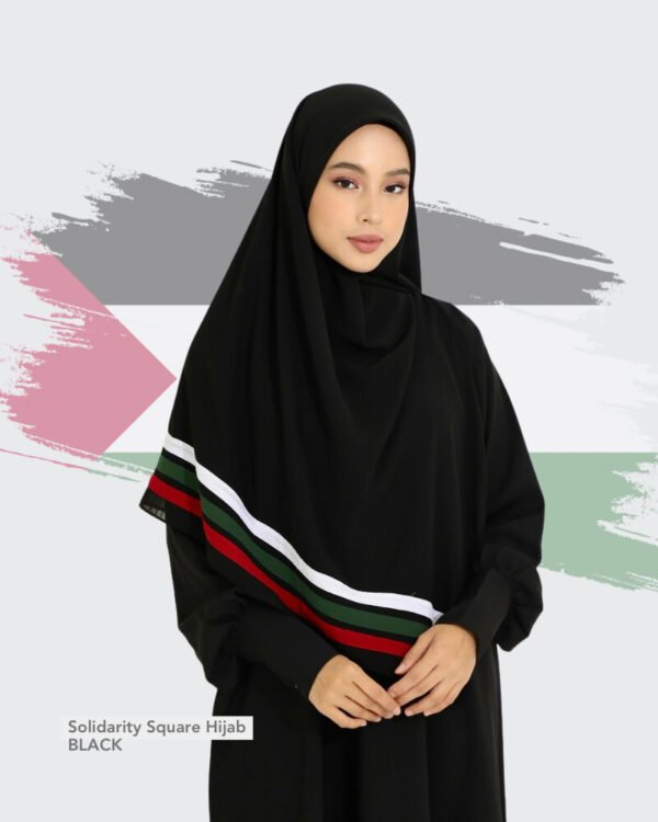 Solidarity Square Hijab | Black