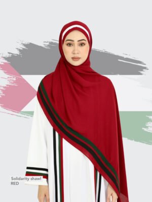 Solidarity Shawl | Red