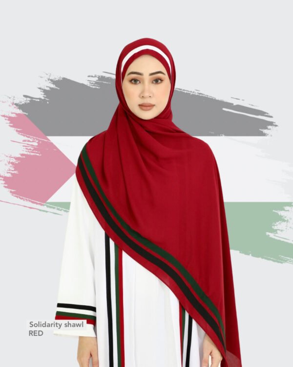 Solidarity Shawl | Red