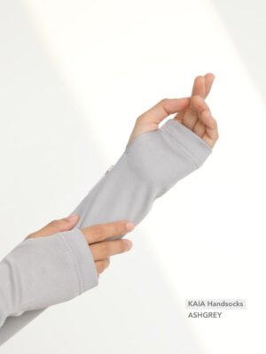 KAIA Knitted Handsocks | Ashgrey