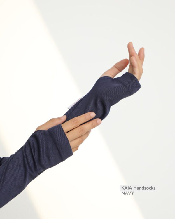 KAIA Knitted Handsocks | Navy