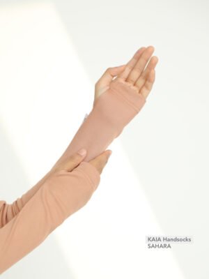 KAIA Knitted Handsocks | Sahara