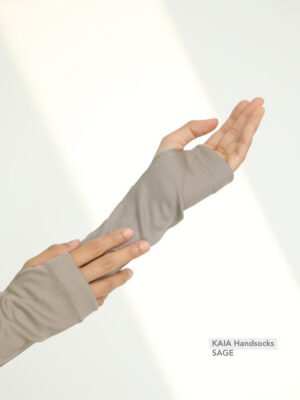 KAIA Knitted Handsocks | Sage
