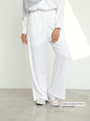 KAIA Knitted Pants | Offwhite