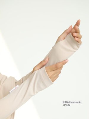 KAIA Knitted Handsocks | Linen