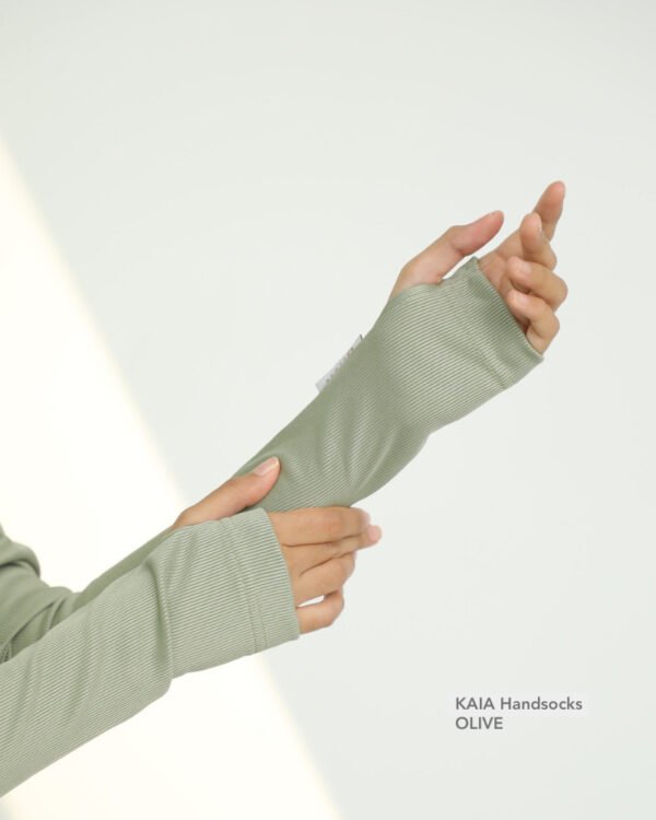 KAIA Knitted Handsocks | Olive