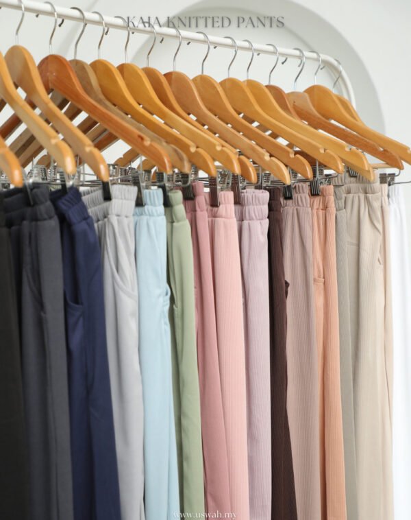 KAIA Knitted Pants | Offwhite