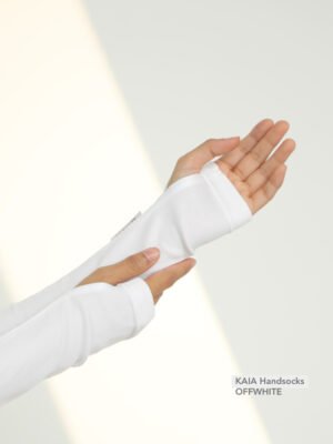 KAIA Knitted Handsocks | Offwhite