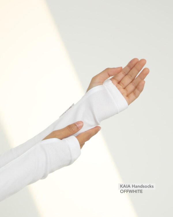 KAIA Knitted Handsocks | Offwhite