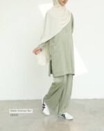 KAIA Knitted Set | Olive