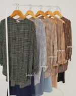 OMERA Plaid Blouse | OPK01