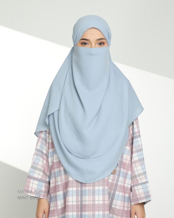 MAYRA Hijab | Mint Blue
