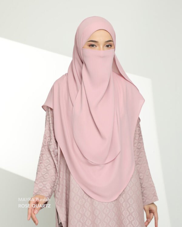 MAYRA Hijab | Rose Quartz