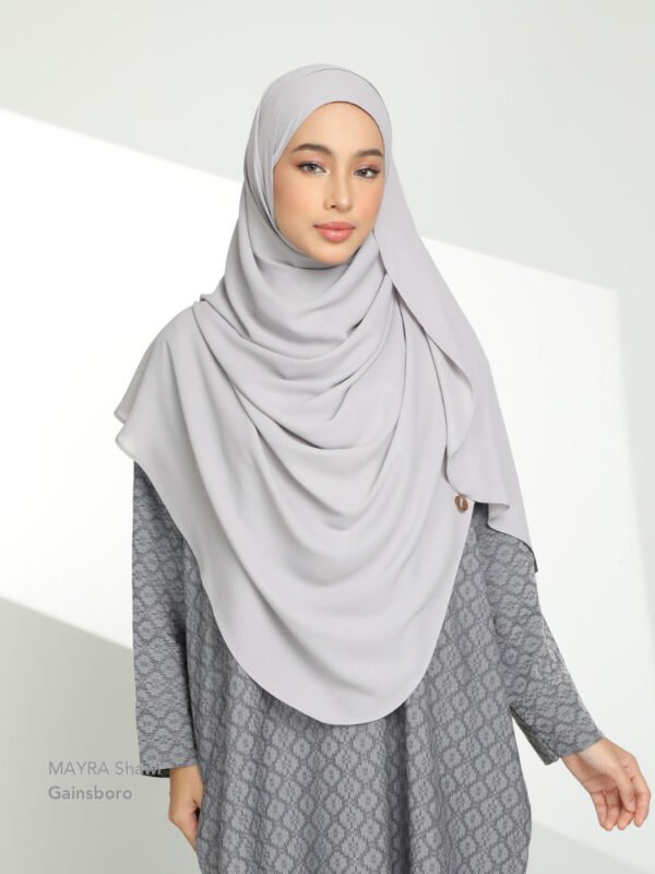 MAYRA Hijab | Gainsboro