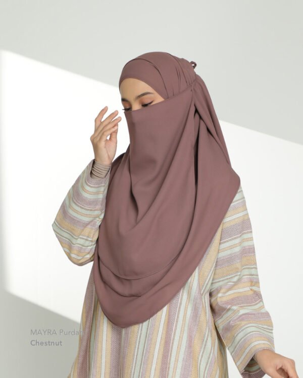 MAYRA Hijab | Chestnut