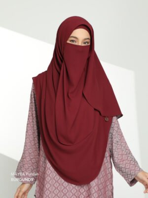 MAYRA Hijab | Burgundy