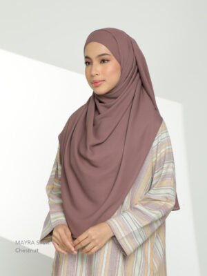 MAYRA Hijab | Chestnut
