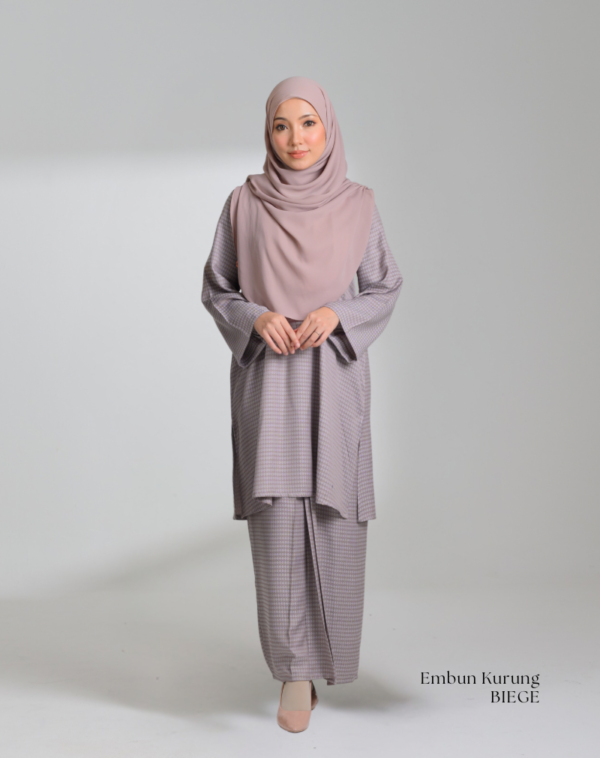 EMBUN Kurung Riau | Beige