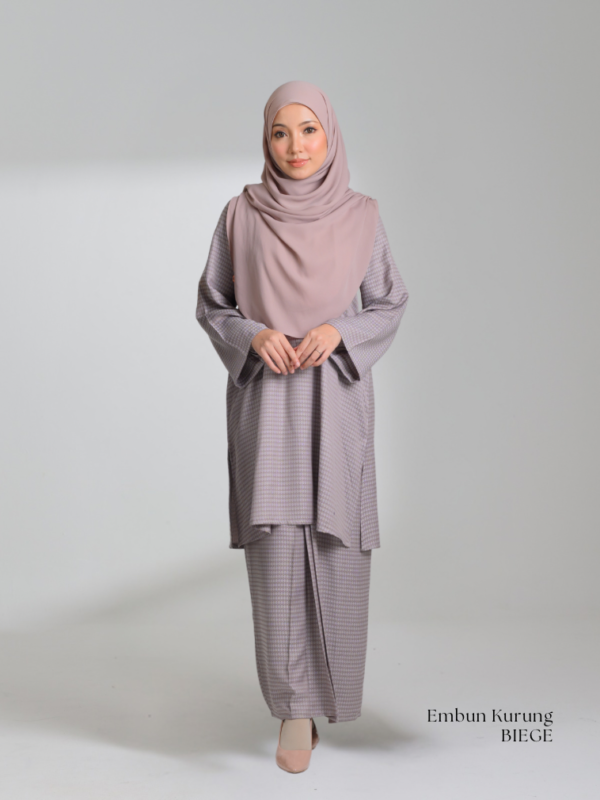 EMBUN Kurung Riau | Beige