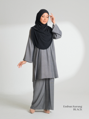 EMBUN Kurung Riau | Black