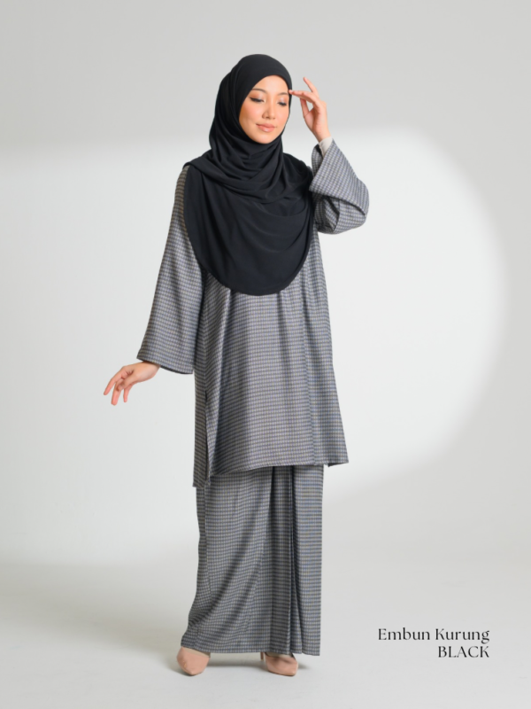 EMBUN Kurung Riau | Black