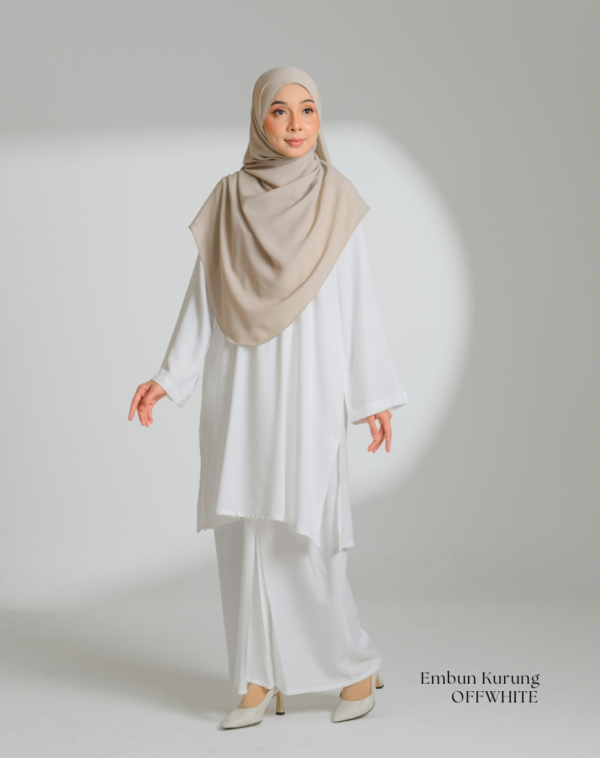 EMBUN Kurung Riau | Offwhite