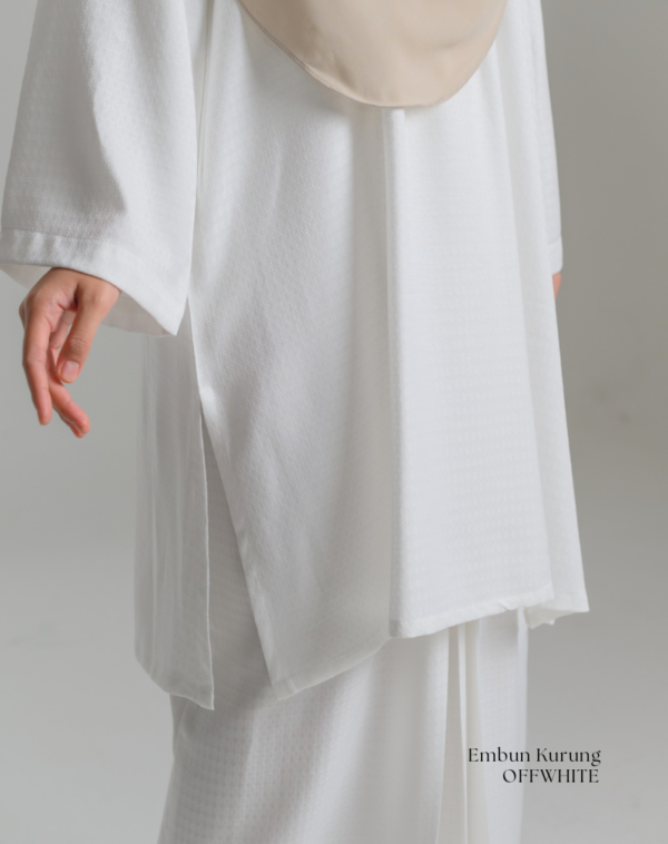 EMBUN Kurung Riau | Offwhite