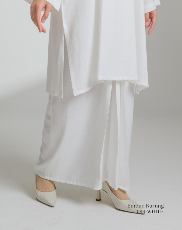 EMBUN Kurung Riau | Offwhite