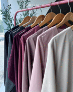 AMENA Cotton Blouse | Burgundy