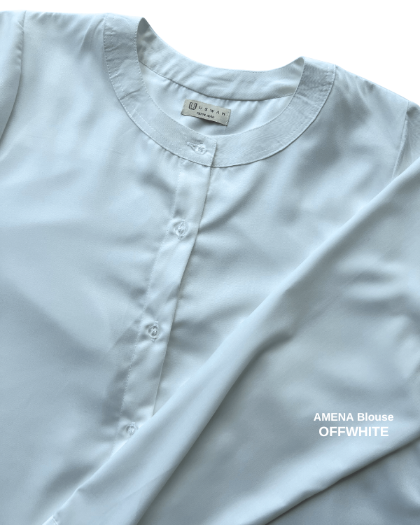 AMENA Cotton Blouse | Off white