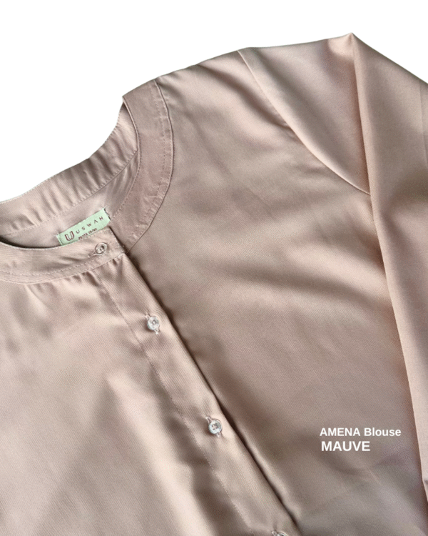 AMENA Cotton Blouse | Mauve