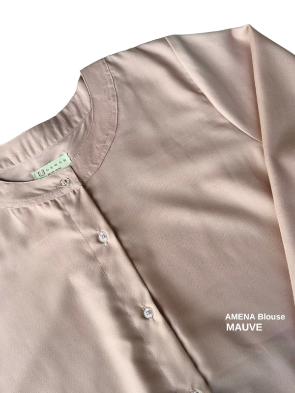 AMENA Cotton Blouse | Mauve